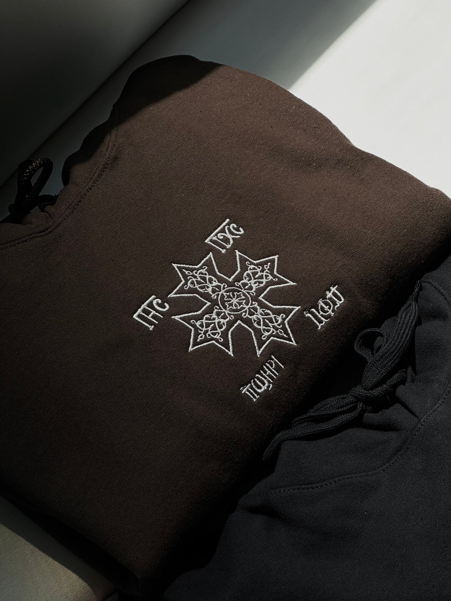 Coptic Cross Detailed Hoodie SALE