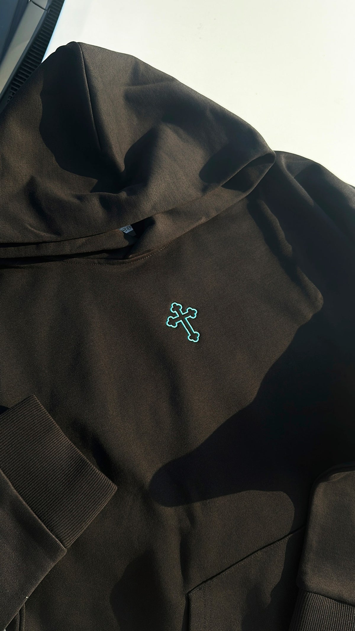 Minimal Cross | Back Verse Detail HHoodie