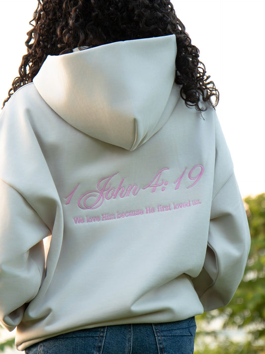 Minimal Cross | Back Verse Detail HHoodie